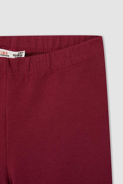 DeFacto Girl's Slim Fit Back to School Basic Long Tights