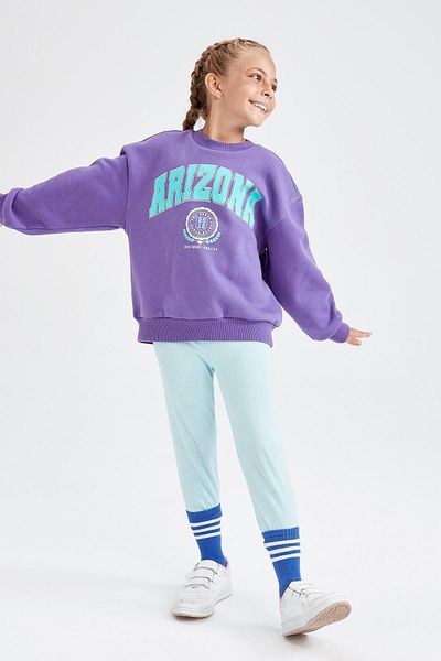 DeFacto Dívčí punčochové kalhoty Slim Fit Basic Capri délky