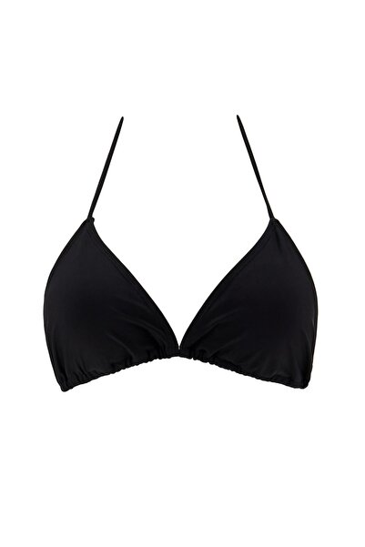 DeFacto Γυναικείο μπλουζάκι μπικίνι με μαύρο κορδόνι T3666AZNSBK