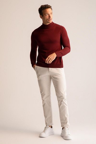 DeFacto Pulover tricotat cu jumătate de gât slim fit