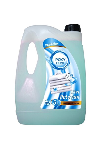 Poxy Beyazlar Için Sıvı Çamaşır Deterjanı 5 Lt (125 Yıkama)