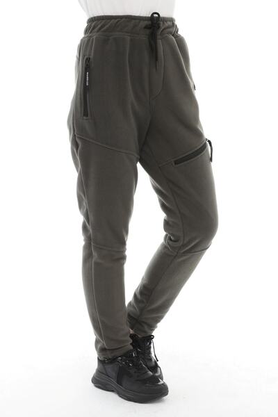 GHASSY CO. Ghassy Co Pantaloni tactici din fleece pentru exterior, cu buzunare, reglabili