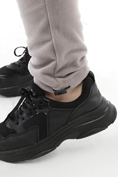 GHASSY CO. Ghassy Co Kadın Taktik Cepli Ayarlanabilir Paçalı Outdoor Polar Pantolon