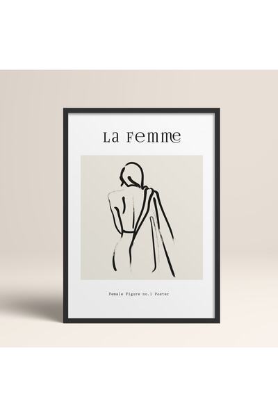 HOMEPACK Pictură de artă abstractă modernă, boemă, liniară, înrămată