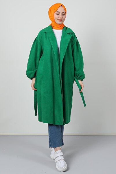 Giza Giyim Asuman Stamped Coat Benetton