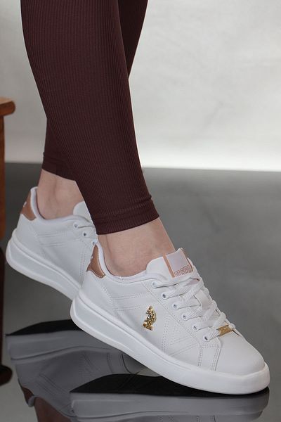 U.S. Polo Assn. Pantofi pantofi pentru femei Ex Comfortable Sole Skin White