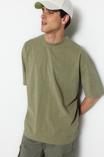 Trendyol Collection AnTique Detailed Oversize CoTTon T-Shirt - TMNSS23TS00169