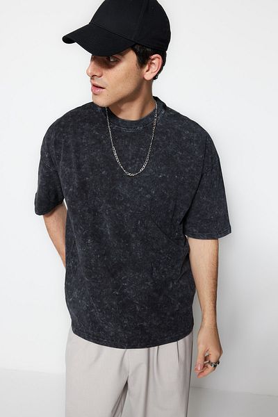Trendyol Collection AnTique Detailed Oversize CoTTon T-Shirt - TMNSS23TS00169