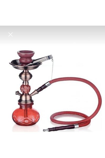 NARGİLE DÜNYASI Yerli Kırmızı Küçük Boy Nargile