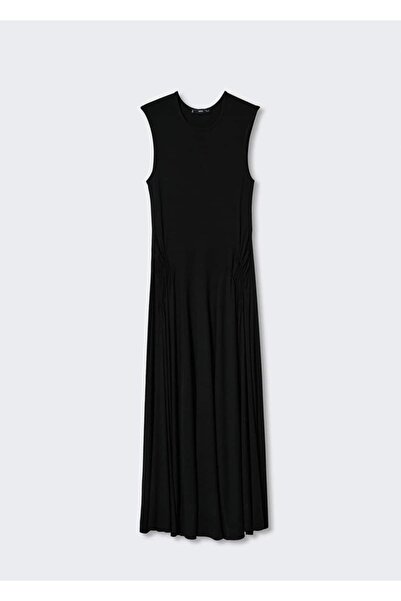 MANGO Woman Drape Triko Elbise