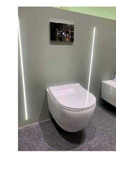 ALVİT Nkp- Genova Gömme Rezervuar Asma Klozet Seti 5 Parça Tam Set