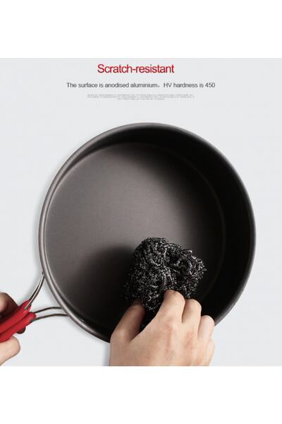Alocs 3 4-Person Cookware Pan Set Loveluke Gourmet Series