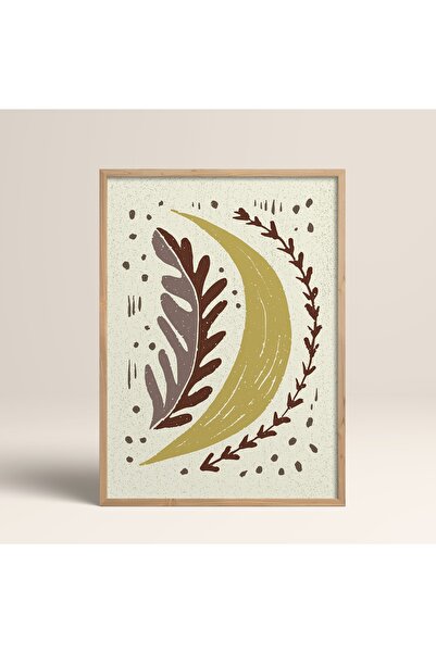 HOMEPACK Drveni okvir, apstraktni šareni uzorci, cvetna moderna umetnička slika