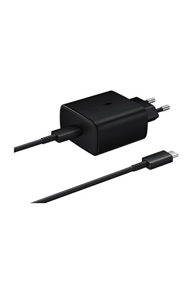 CLEAN-TECH Samsung Orjinal Type C Şarj Cihazı Aleti Type-c Type-c 45w Süper Hızlı Şarj Destekli 5a