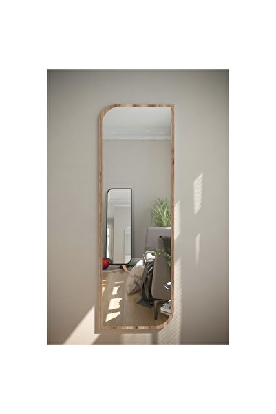 nysamo Tarz Design Kemence Ceviz Dekoratif Boy Aynası 50x150