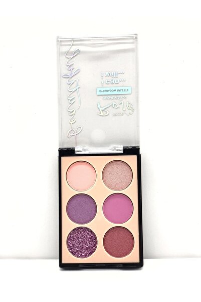 Roesıa Rose Cosmetics Rose Beautiful 6'lı Göz Farı - 6 Colors Eyeshadow Palette