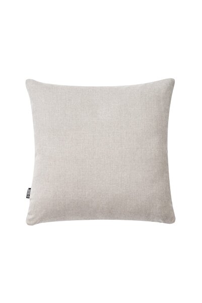 TOSHE Silver Gray Single Linen Woven Throw Pillow Cover, Decorative Throw Pillow
