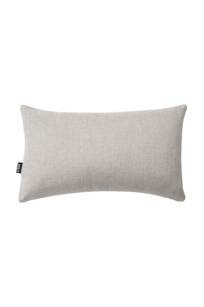 TOSHE Gray Single Linen Woven Throw Pillow Cover, Decorative Throw Pillow