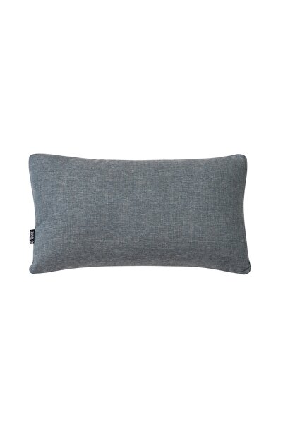 TOSHE Petrol Blue Single Linen Woven Throw Pillow Cover, Decorative Throw Pillow