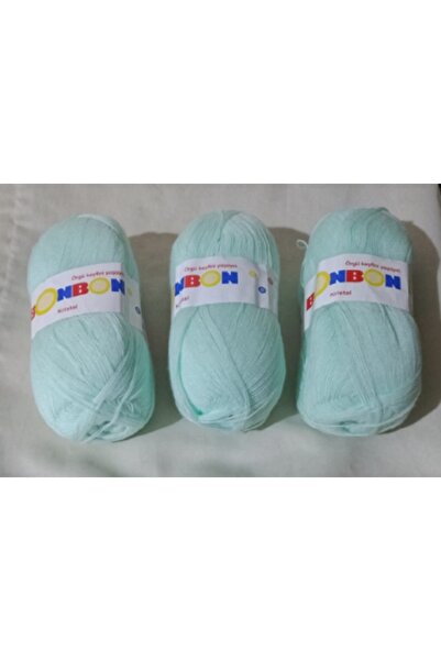 BONBON خيط ألياف كليستال من بونبون أخضر 3 قطع اللون: 98329