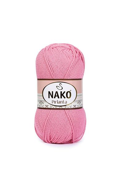 NAKO Συσκευασία 5 ροζ γυαλιστερής πλεξούδας 6740
