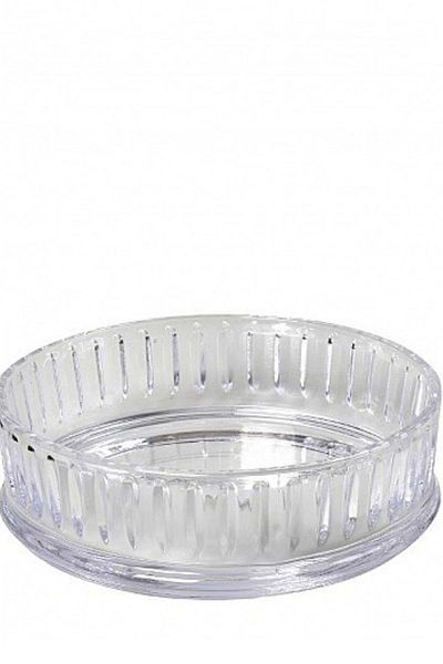 Jenisa 19x11.5 Cm Handmade Glass Pupa Footed Cookie Bowl Presentation Bowl