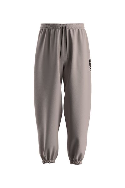 Shout Παντελόνι Unisex Basic Beige Jogger Oversize