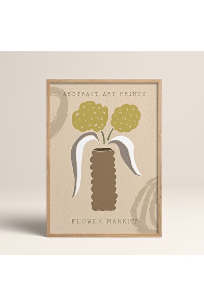 HOMEPACK Ξύλινο πλαίσιο Αφηρημένα πολύχρωμα μοτίβα Λουλούδι Πίνακας Μοντέρνας...