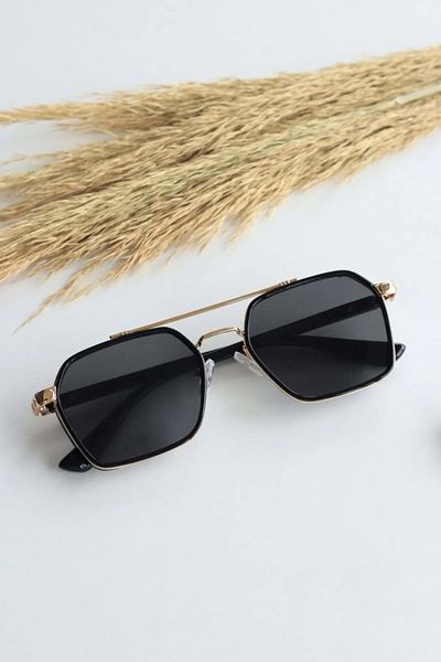 LOOKUP Square Rectangle Vintage-retro Framed Glasses Sunglasses