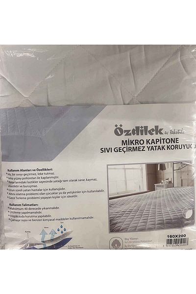 Özdilek Mattress Mattress Micro Quilted Liquid Proof Mattress Protector Fitted 160*200