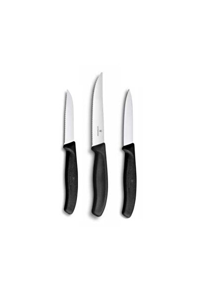 Victorinox Gourmet Swissclassic Soyma Ve Biftek Pizza Bıçağı 3'lü Set (12cm-8cm)