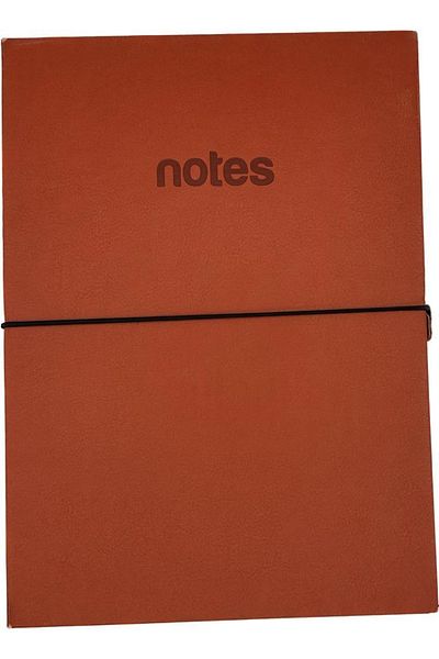 Makenotes كم برتقالي كلاسيكي من Make Notesدفتر ملاحظات مقاس A4 100 صفحةمخطط