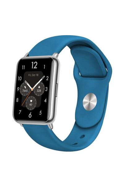 Nezih Case Huawei Watch Fit 2 Uyumlu A+ Kalite Klasik/spor Jel Silikon Kordon