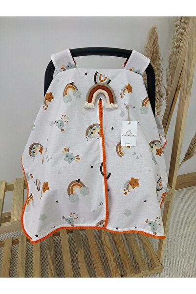 MAMARADUGA Tek Puset Örtüsü Çift Taraflı Kiremit Gökkuşağı Ve Yıldızlar