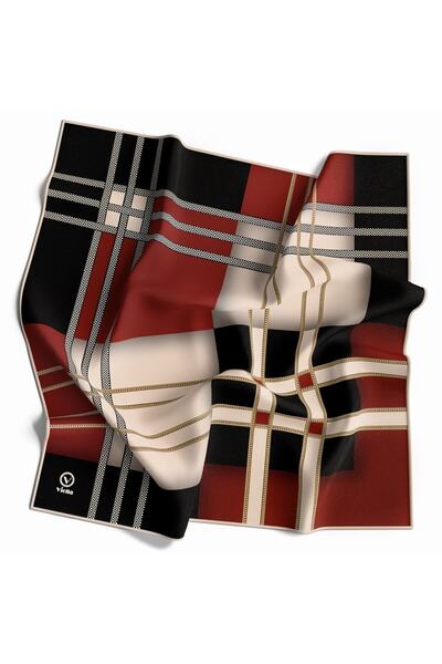 Vissona Violla Polyester Tivil Eşarp 7402-01-18