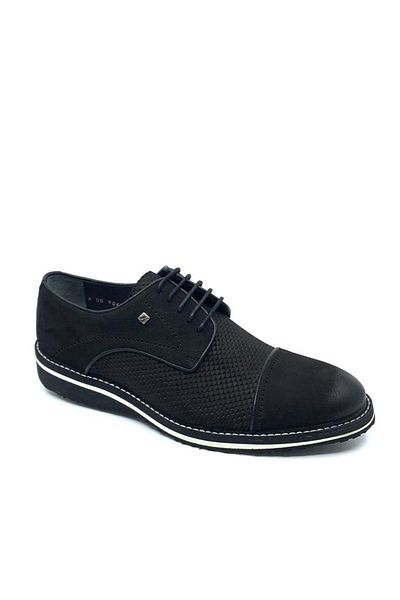Fosco Lace-up Black Nubuck Men's Casual Shoes 9040 983 46