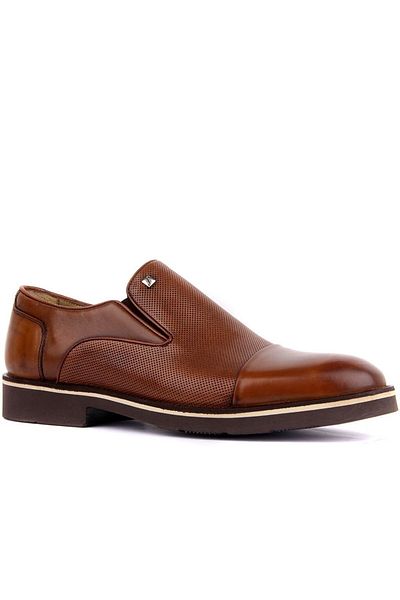 Fosco Lace-up Tan Leather Men's Casual Shoes 9062 45