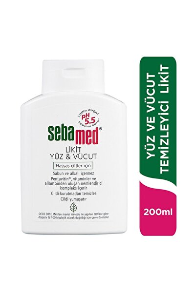 Sebamed Likit Yüz Ve Vücut Temizleyici Jel 200 Ml
