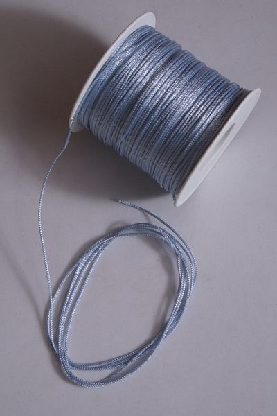 Eskişehir hobi sanat 1 mm 100 μέτρα διαστημικό μπλε χρώμα Λεπτό κορδόνι αλεξίπτωτου Macrame βραχιόλι κολιέ κοσμήματα σχεδίασης κορδόνι