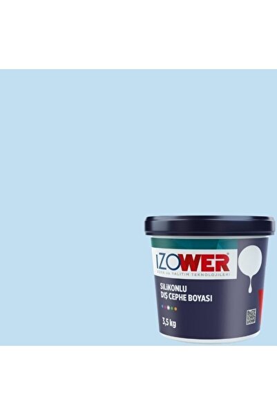 izower Silikonlu Dış Cephe Boyası - Derya 10 ( 3.5 Kg )