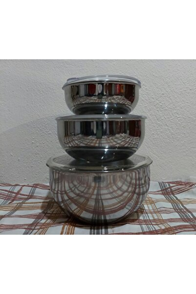 GÜVENLİFE Çelik Saklama Kabı 3 Lü