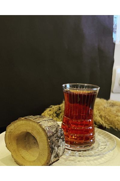 Paşabahçe طقم شاي مطرز يدويًا بنمط قلم رصاص