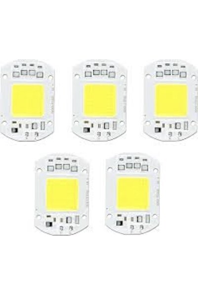 Led Power Cob 100w 220v Ac Projektör Çip Yeşil Işık 5 Adet
