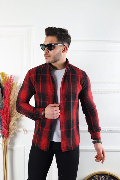 Mavi Sima Карирана оригинална мъжка риза Lumberjack