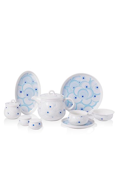 KORKMAZ New Bone Aşiyan Collection 30 Piece Breakfast Set