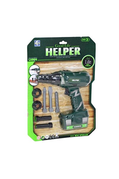 Nubutik's Kartela Pilli Matkap Erkek Çocuk Tamir Oyun Seti