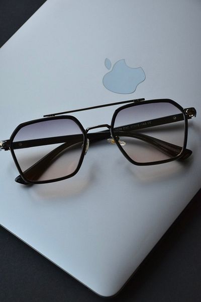 LOOKUP Unisex Sunglasses Uv400 Protection Ce Certificated Vintage New Season Gold Frame Black Glass