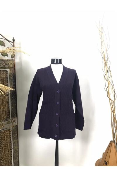 NOBLE STORE Triko Düğmeli Anne Hırka Nblll1