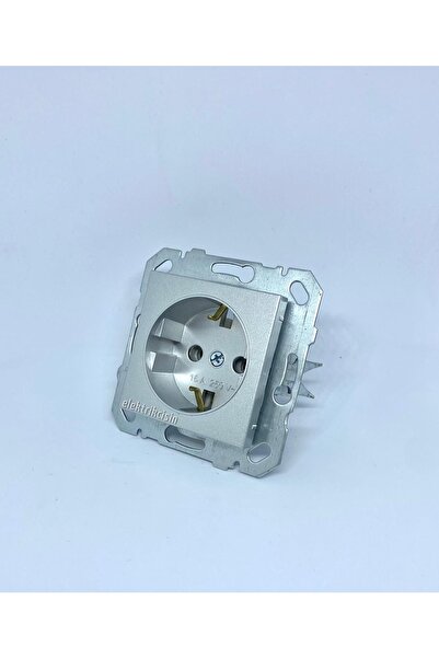 Netelsan بيوبو مقبس ارضي فضي (باستثناء الإطار) 5 قطع