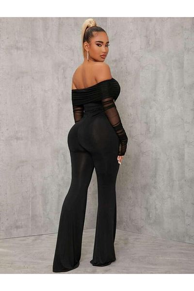MAYHOŞ BUTİK Strapless Women's Tulle Jumpsuit